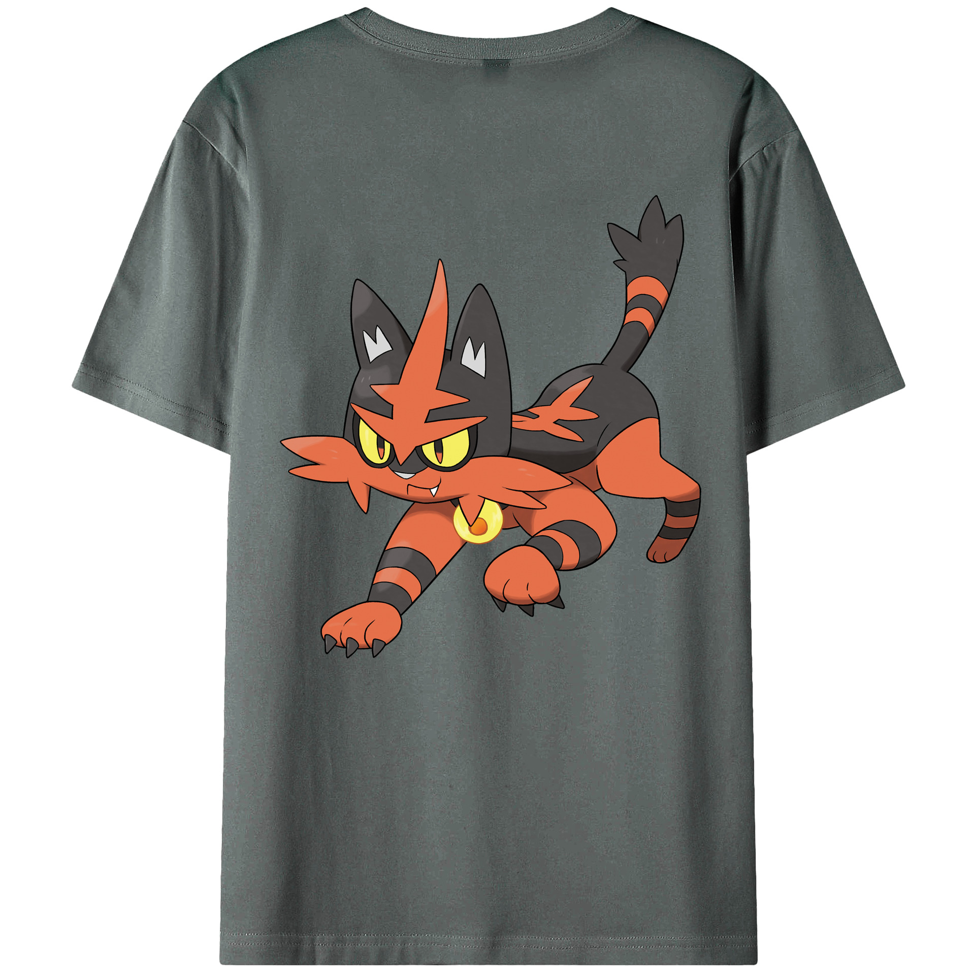 （画像用） ポケットモンスター Pokémon 綿100％半袖Tシャツ（背面プリント）